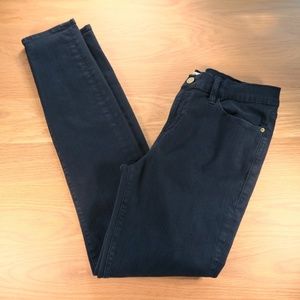 Frame Le Skinny de Jeanne Black Denim Jean Size 29
